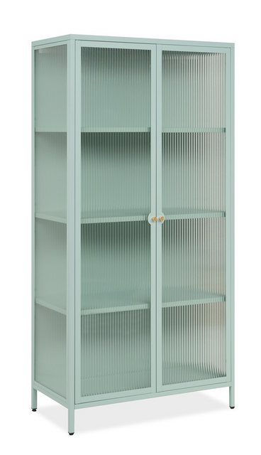 xonox.home Schuhschrank Kommode Vitrine Milton Glasrahmentür, Mintgrün, Sta günstig online kaufen