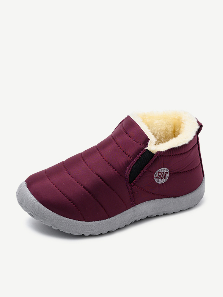 Damen Warmes Futter Slip On Leichte Wasserdichte Winter Geschlossene Zehe S günstig online kaufen