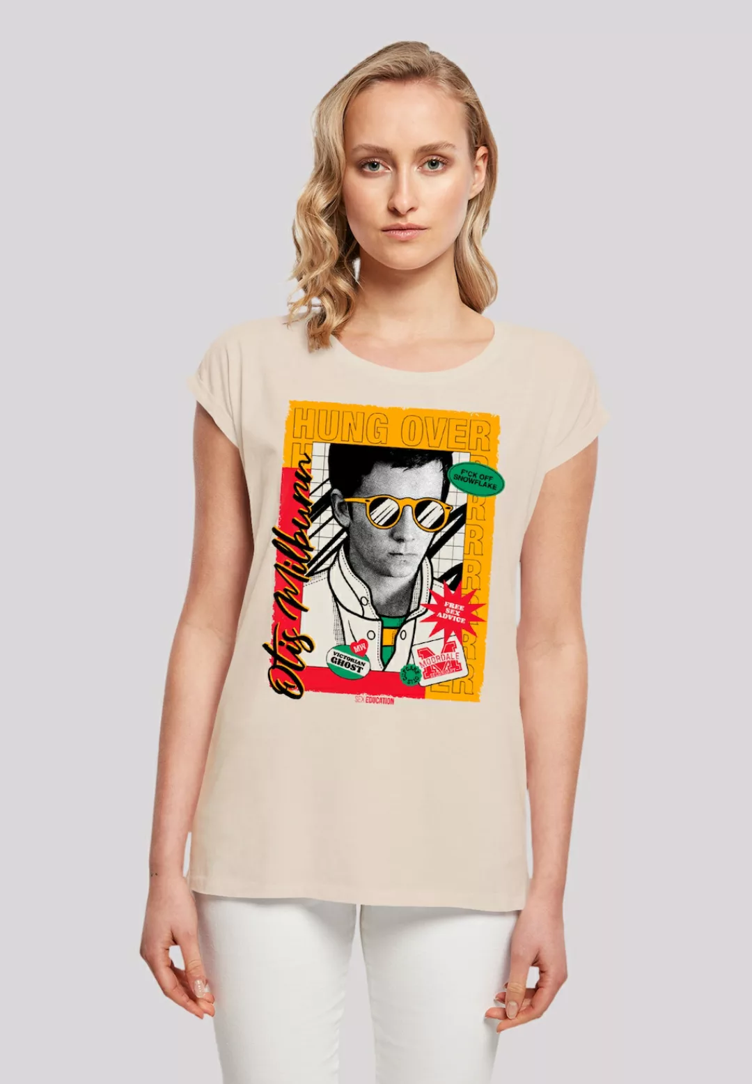 F4NT4STIC T-Shirt "Sex Education Otis Hung Over Collage", Premium Qualität günstig online kaufen