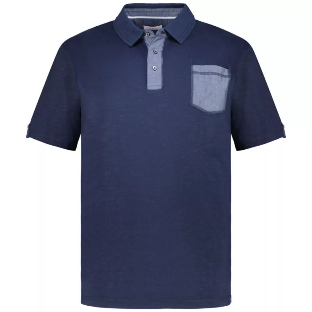 s.Oliver Poloshirt im Materialmix günstig online kaufen