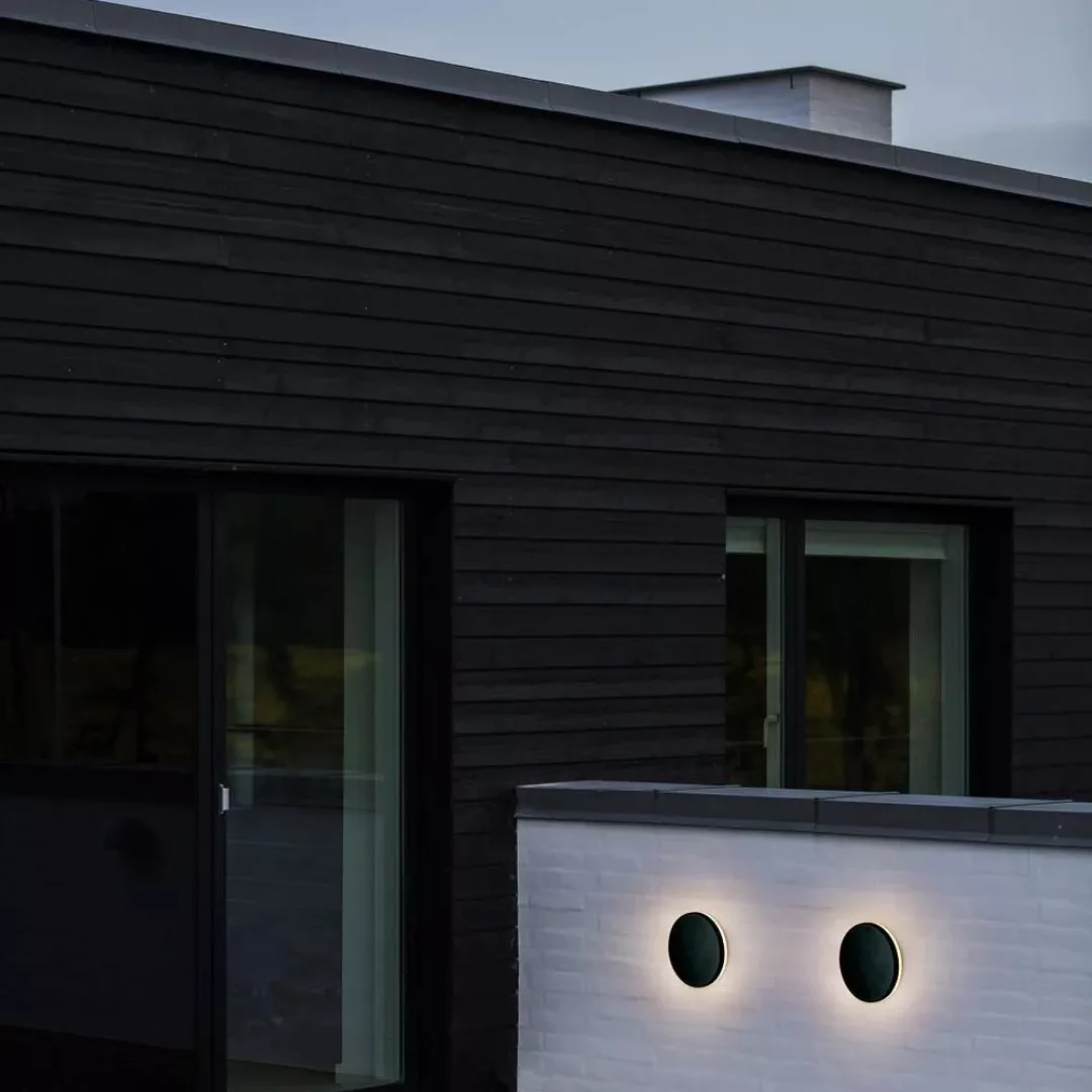 Runde LED Außenwandleuchte Artego schwarz günstig online kaufen