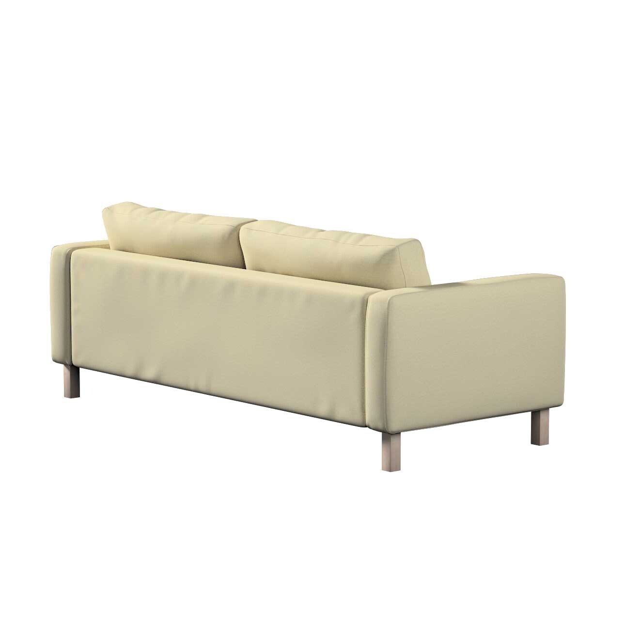 Bezug für Karlstad 3-Sitzer Sofa nicht ausklappbar, kurz, ecru, Bezug für K günstig online kaufen