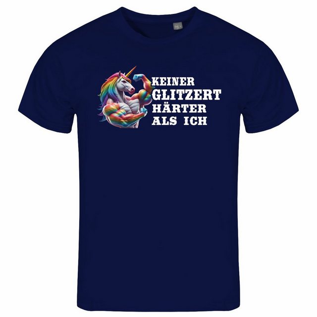 deinshirt Print-Shirt Herren T-Shirt Keiner glitzert härter als ich Funshir günstig online kaufen