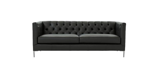 Xlmoebel Sofa Schwarze italienische Stil Wohnzimmermöbel mit Designer-Sofa günstig online kaufen