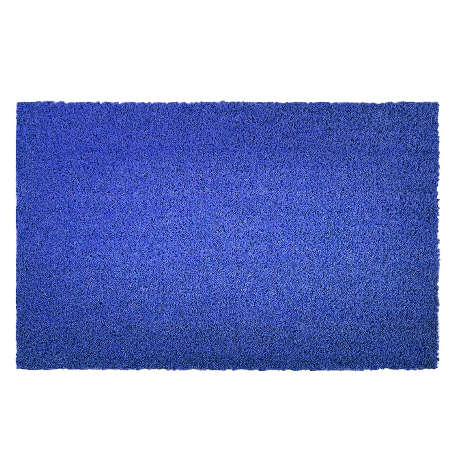 KARAT Kokosmatte Eingangsmatte Fußabtreter nach Maß Blau 24 mm 100 x 200 cm günstig online kaufen