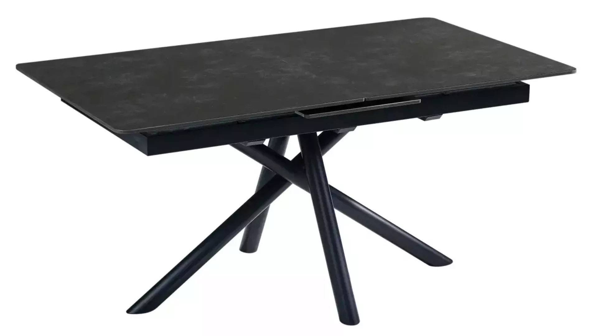 Indoormöbelset Sessel Rimini grau und Ausziehtisch Imperia dark grey günstig online kaufen