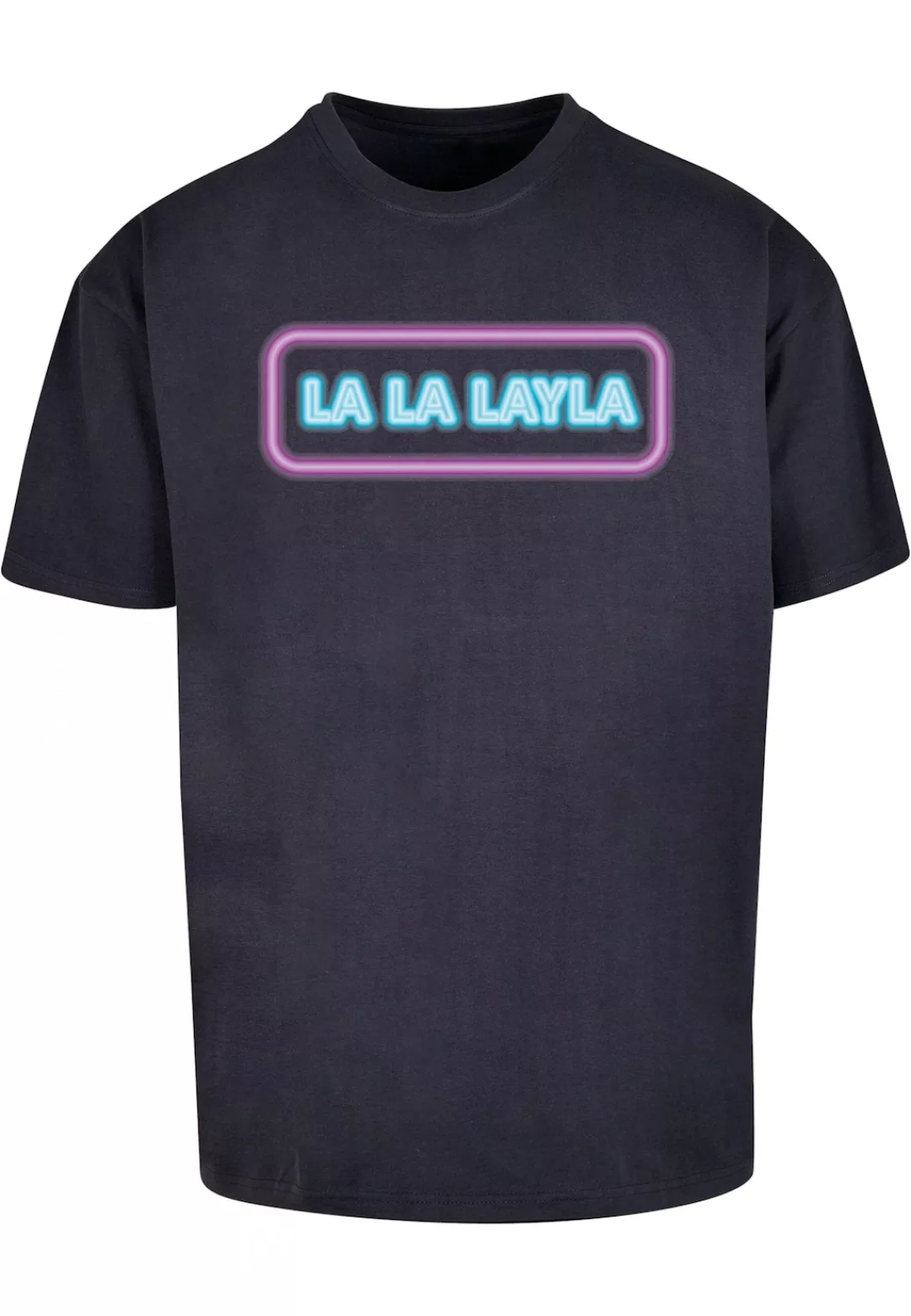 Merchcode T-Shirt "Merchcode Herren LA LA LAYLA Oversize Tee" günstig online kaufen