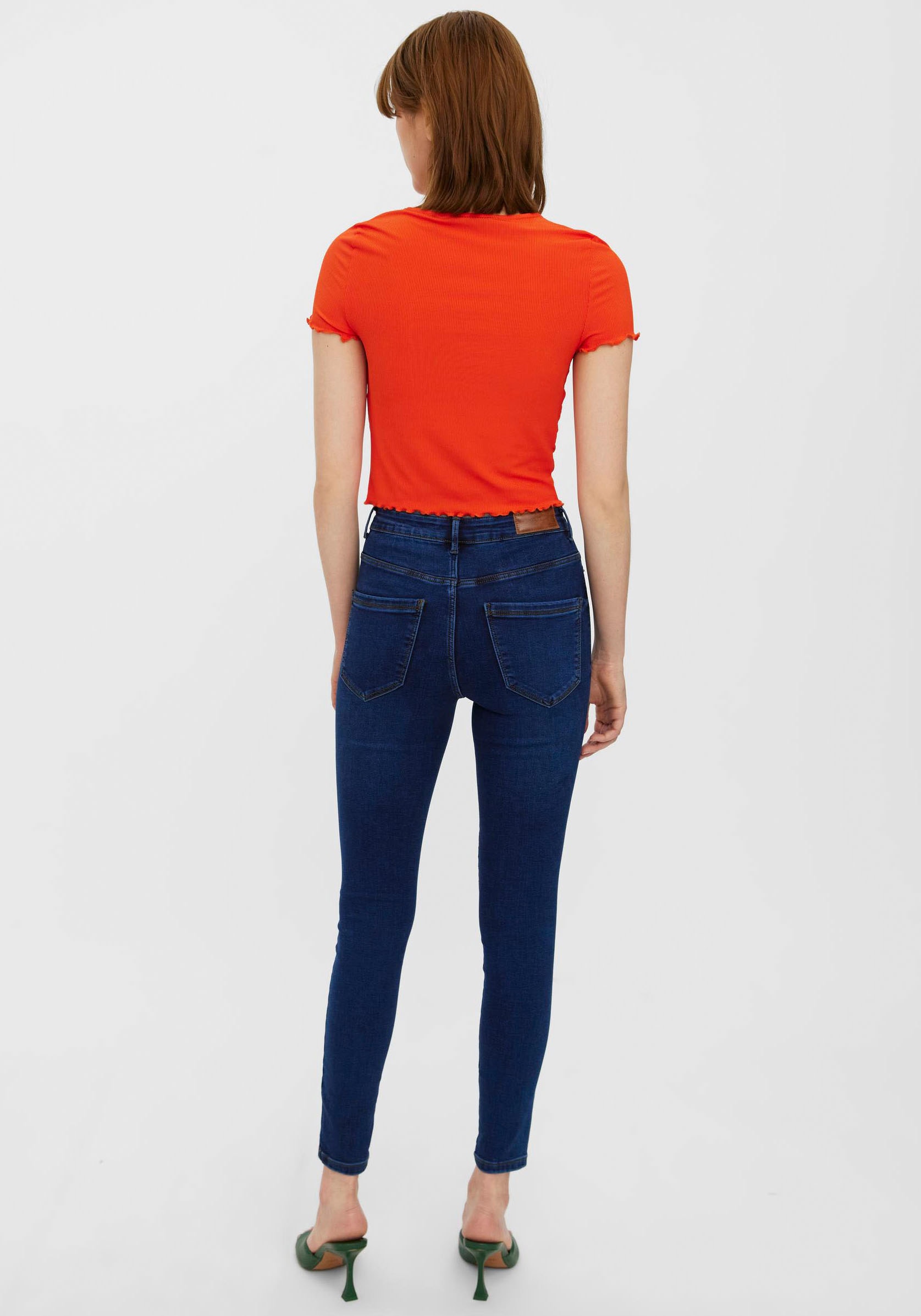 Vero Moda Damen Jeans VMSOPHIA - Skinny Fit - Blau - Dark Blue Denim günstig online kaufen