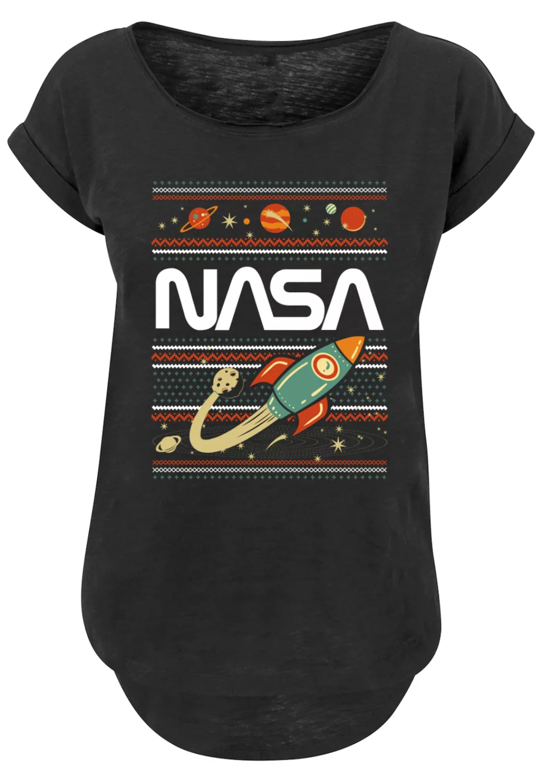 F4NT4STIC T-Shirt "NASA Fair Isle", Print günstig online kaufen