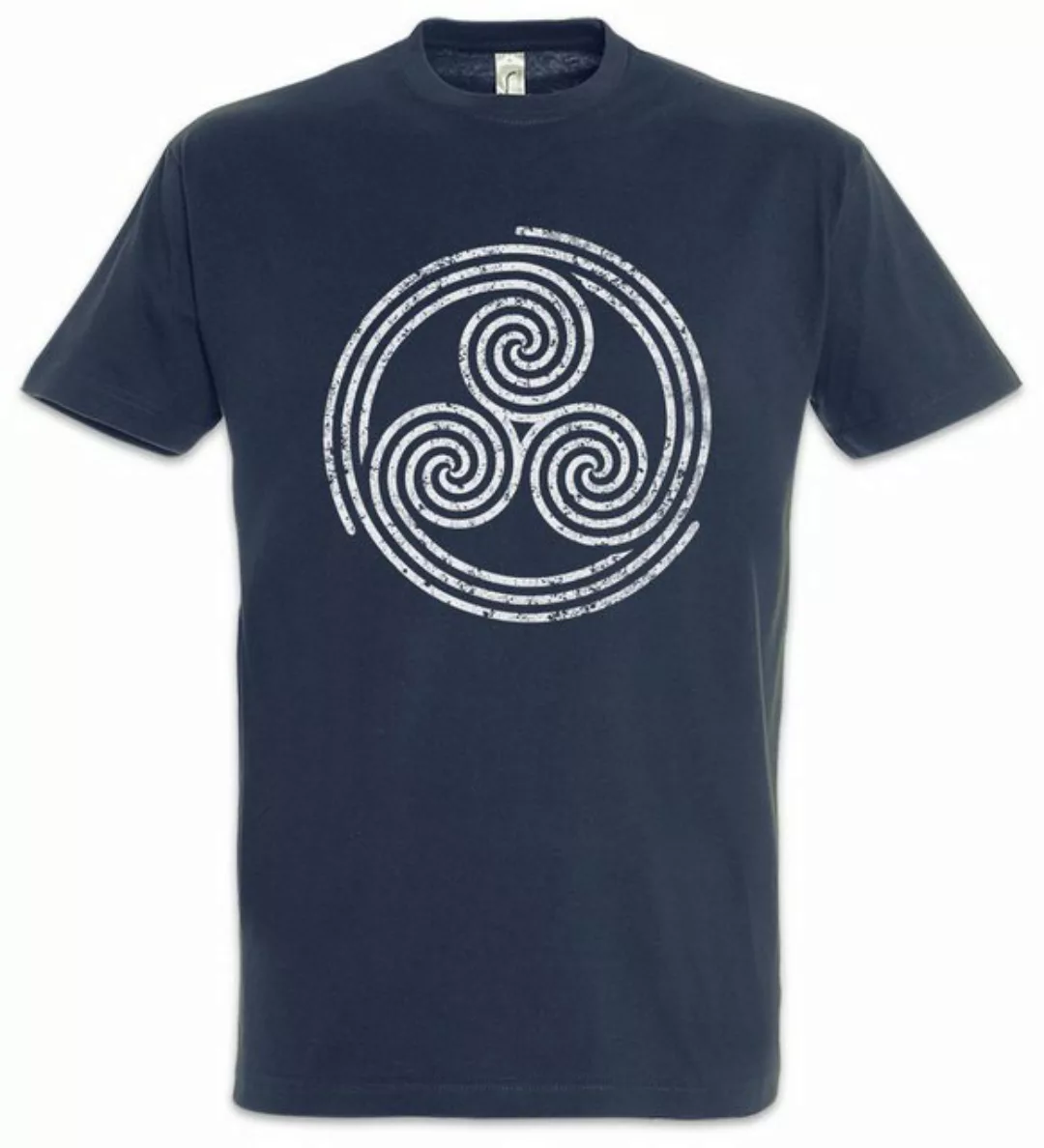 Urban Backwoods Print-Shirt Triskelion Symbol II Herren T-Shirt Nordic Celt günstig online kaufen