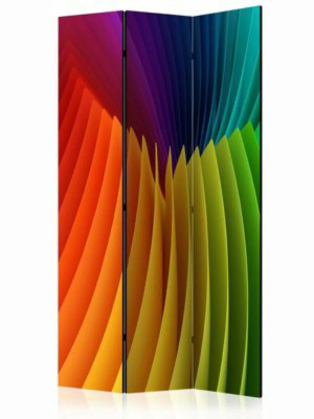 artgeist Paravent Rainbow Wave [Room Dividers] mehrfarbig Gr. 135 x 172 günstig online kaufen