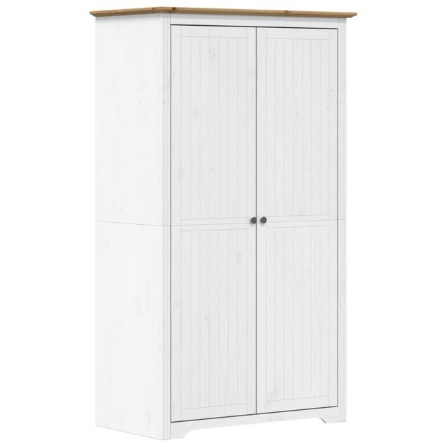 vidaXL Kleiderschrank Kleiderschrank BODO Weiß und Braun 99x53,5x173 cm Kie günstig online kaufen