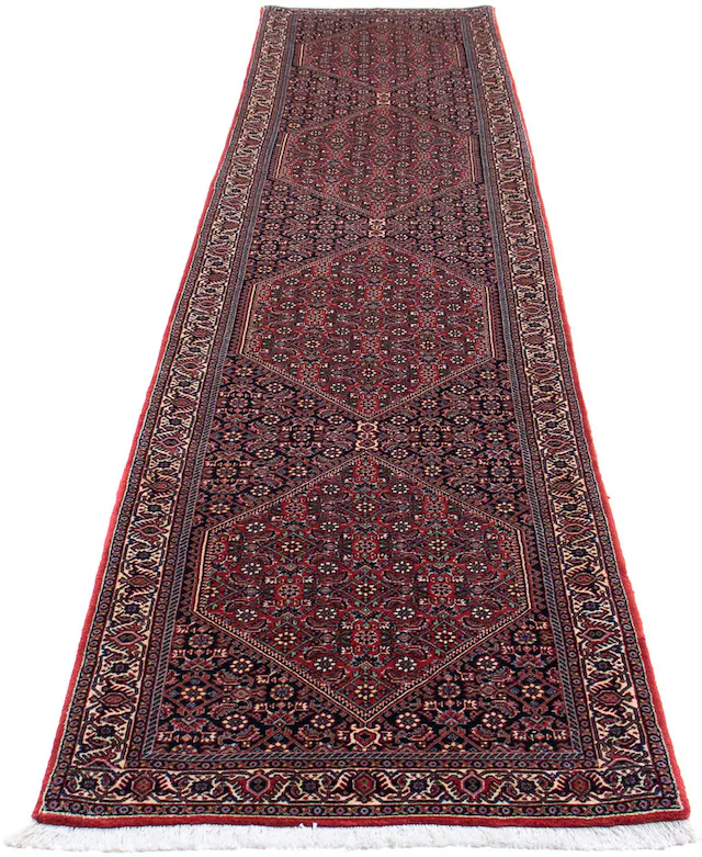 morgenland Orientteppich »Perser - Bidjar - 380 x 75 cm - dunkelrot«, recht günstig online kaufen