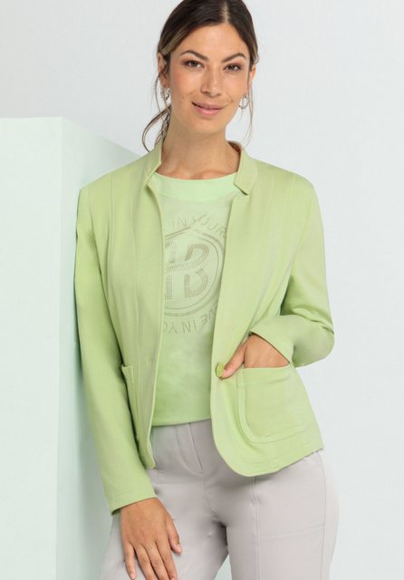 bianca Jerseyblazer LISET aus cooler Jerseyware in der Trendfarbe 'reseda' günstig online kaufen