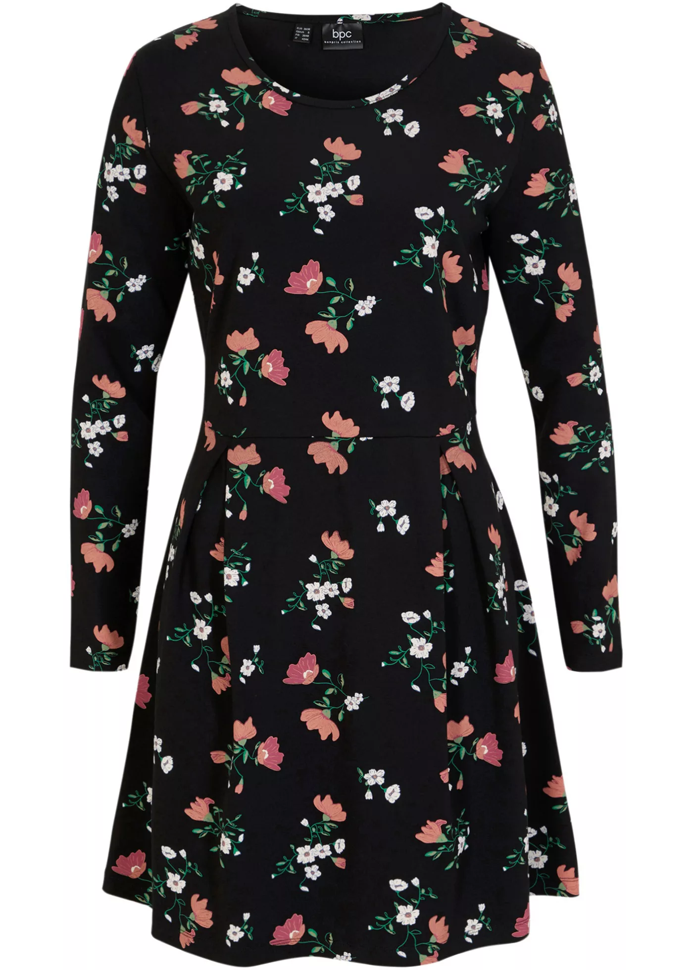 Jerseykleid mit Blumenmuster günstig online kaufen