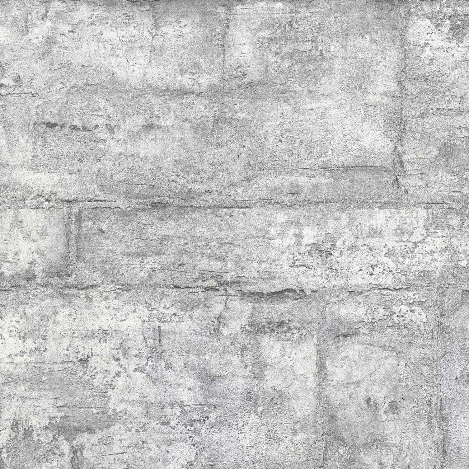 Bricoflor Hellgraue Tapete in Steinoptik Vlies Steintapete für Wohnzimmer u günstig online kaufen