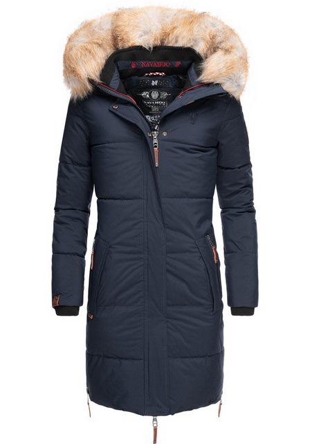 Navahoo Wintermantel "Halina", modischer Damen Winter Steppmantel mit Kapuz günstig online kaufen