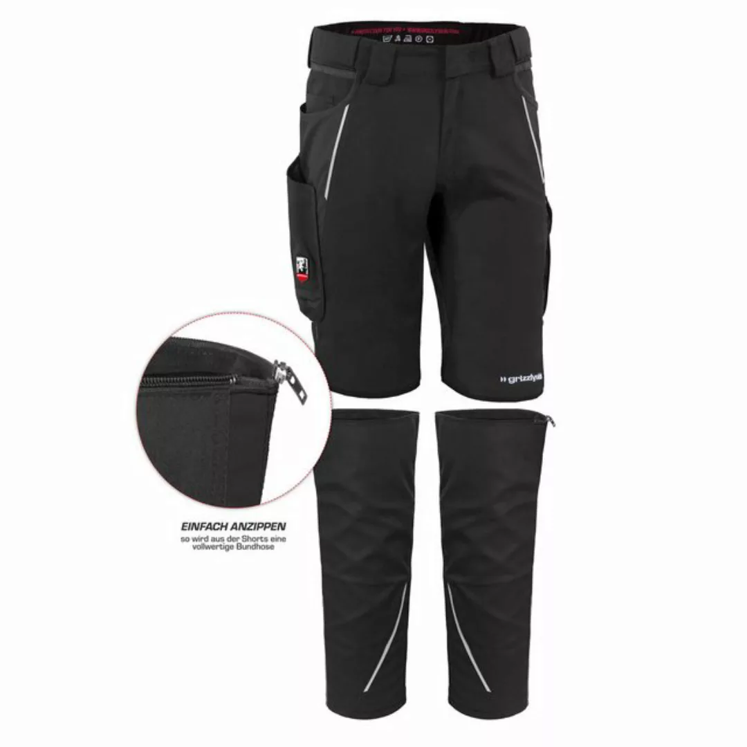 Qualitex Workwear Arbeitsshorts ZIP-ON-BUNDLE IRON Shorts + Beinlinge aus L günstig online kaufen