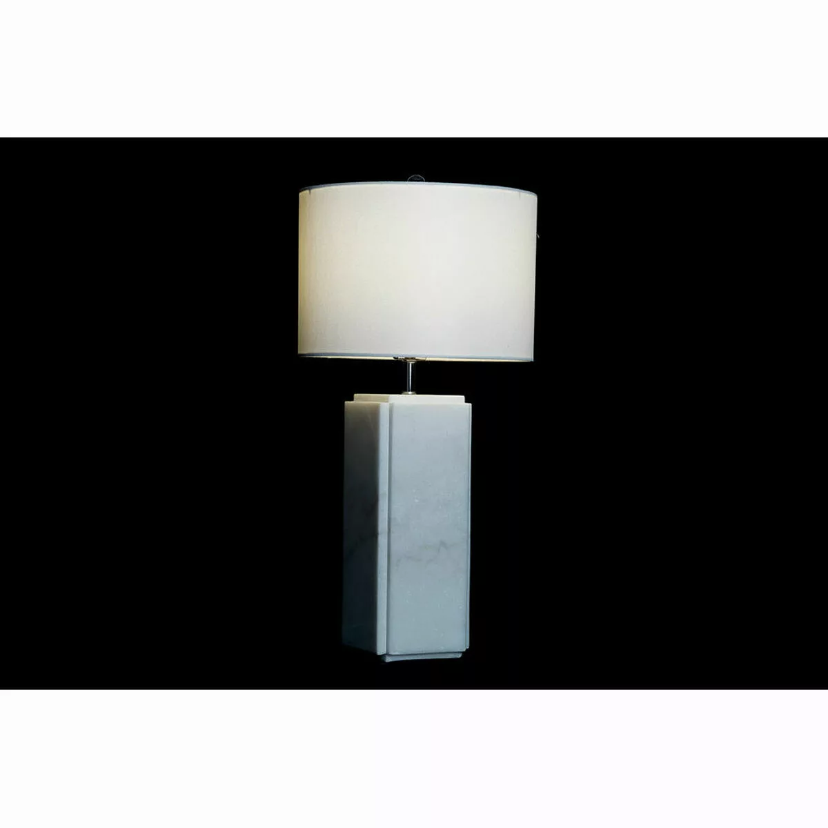 Tischlampe Dkd Home Decor Weiß Polyester Metall Marmor 220 V 50 W (33 X 33 günstig online kaufen