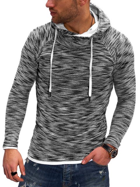 behype Kapuzensweatshirt B-JOHN im trendigen Layer-Look günstig online kaufen
