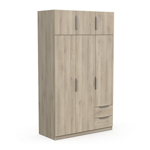 PREISBRECHER Drehtürenschrank GHOST in Kronberg Eiche - 119,4x203x51,1cm (B günstig online kaufen