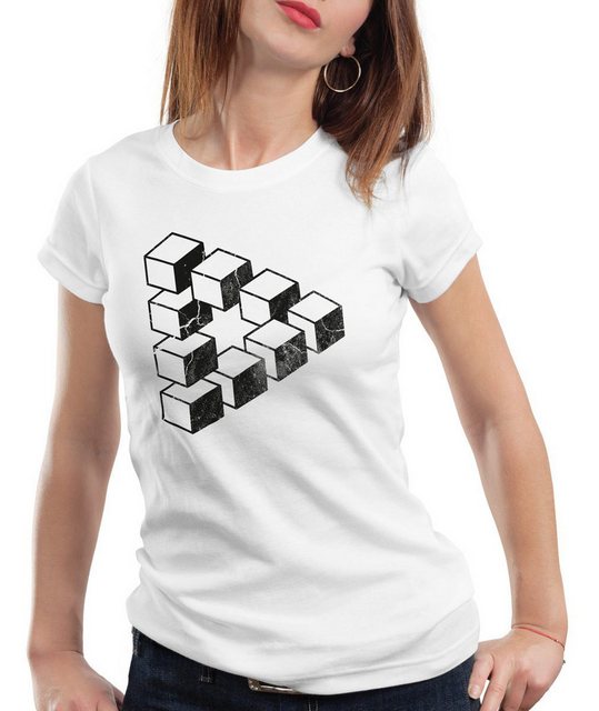 style3 T-Shirt Cube Big Sheldon würfel Escher the big bang theory cooper ba günstig online kaufen