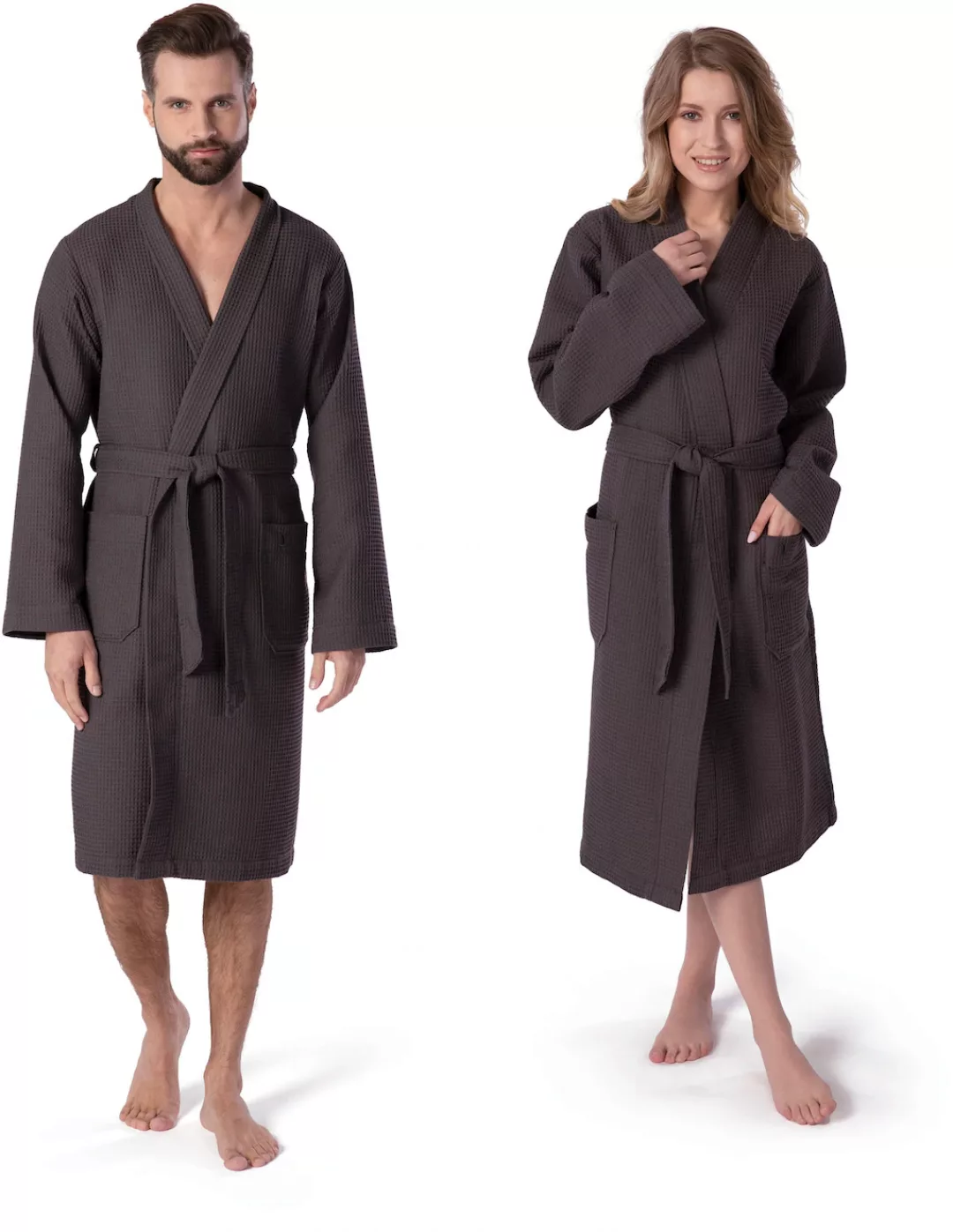 Möve Kimono "Homewear", (1 St.), Piquée-Oberfläche günstig online kaufen