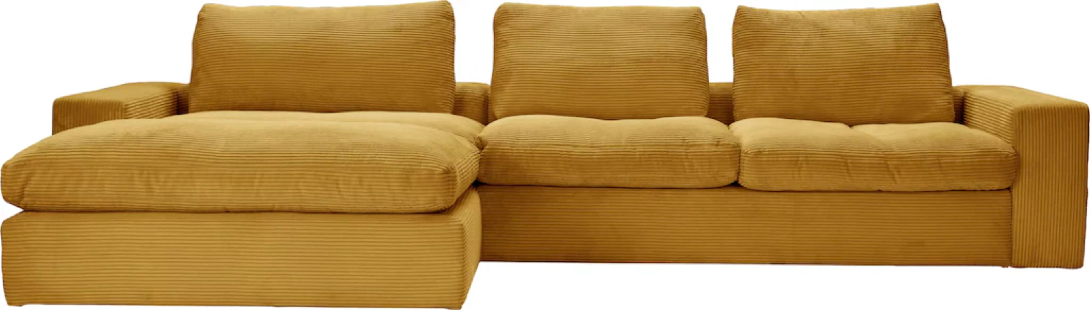 alina Ecksofa "Sandy", mit Recamiere, in modernem Cordstoff günstig online kaufen