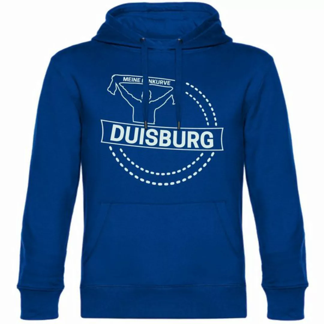 multifanshop Kapuzensweatshirt Duisburg - Meine Fankurve - Pullover günstig online kaufen