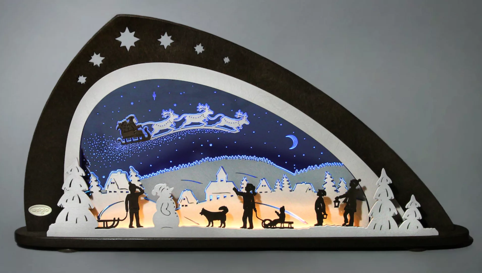 Weigla Lichterbogen "Santa Claus, Weihnachtsdeko", in 3D Optik günstig online kaufen