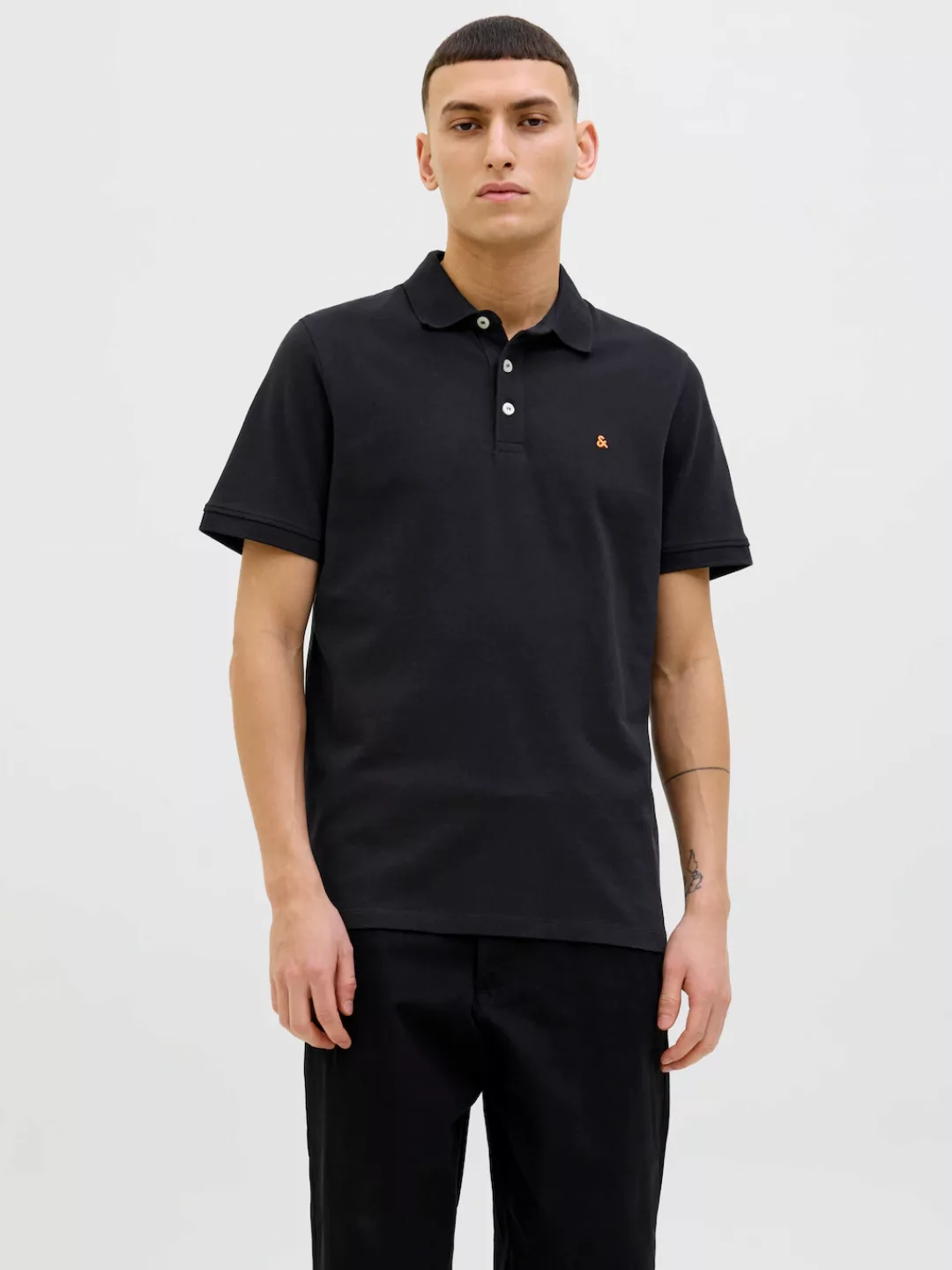 Jack & Jones Poloshirt "JJEPAULOS POLO SS NOOS", mit Logo Stickerei günstig online kaufen