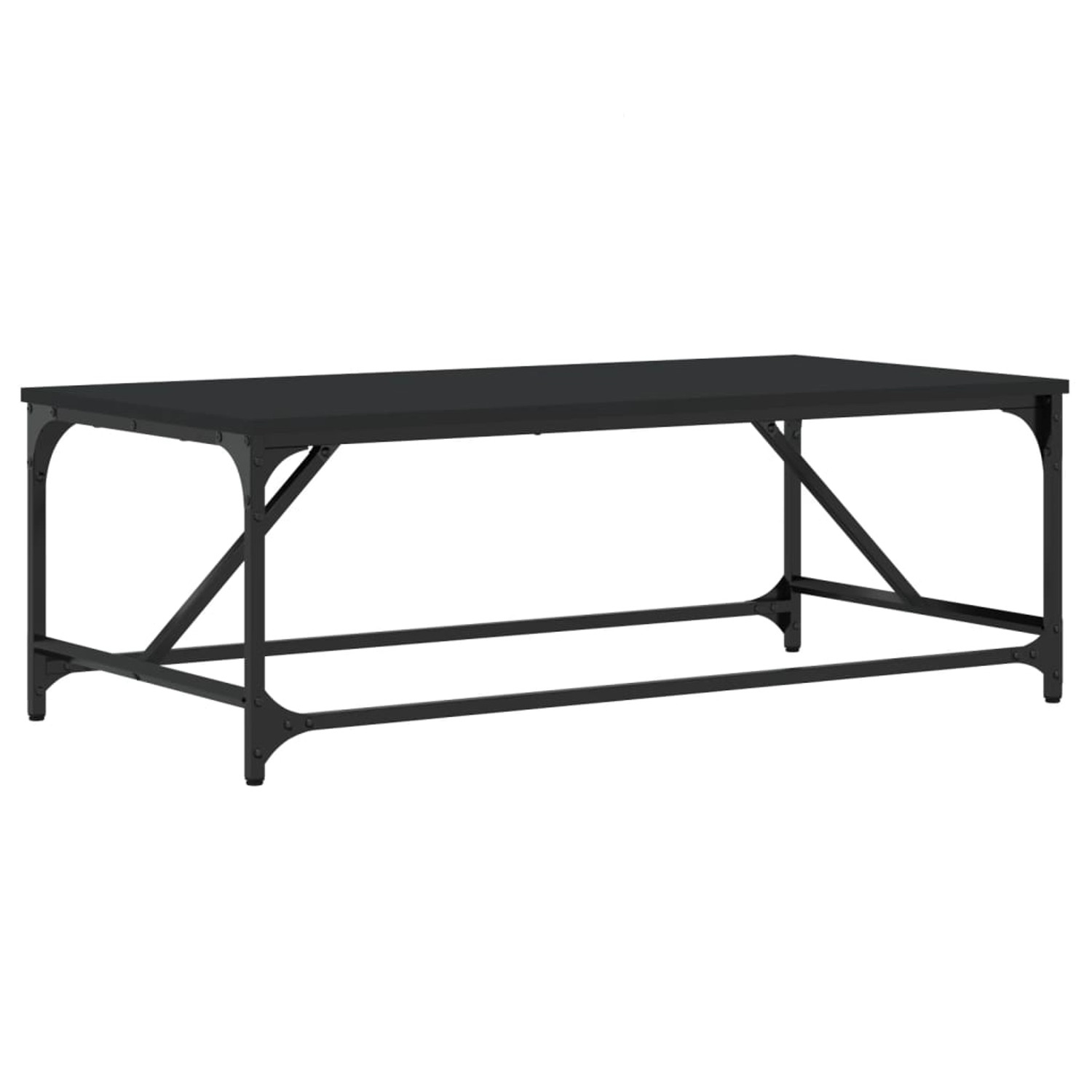 vidaXL Couchtisch Schwarz 100x50x35 cm Holzwerkstoff günstig online kaufen