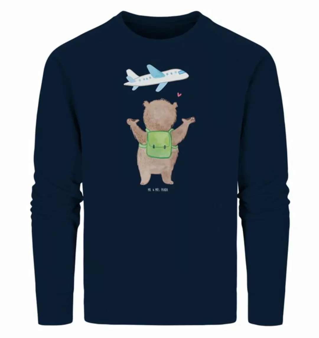 Mr. & Mrs. Panda Longpullover Größe XXL Bär Flugzeug - French Navy - Gesche günstig online kaufen