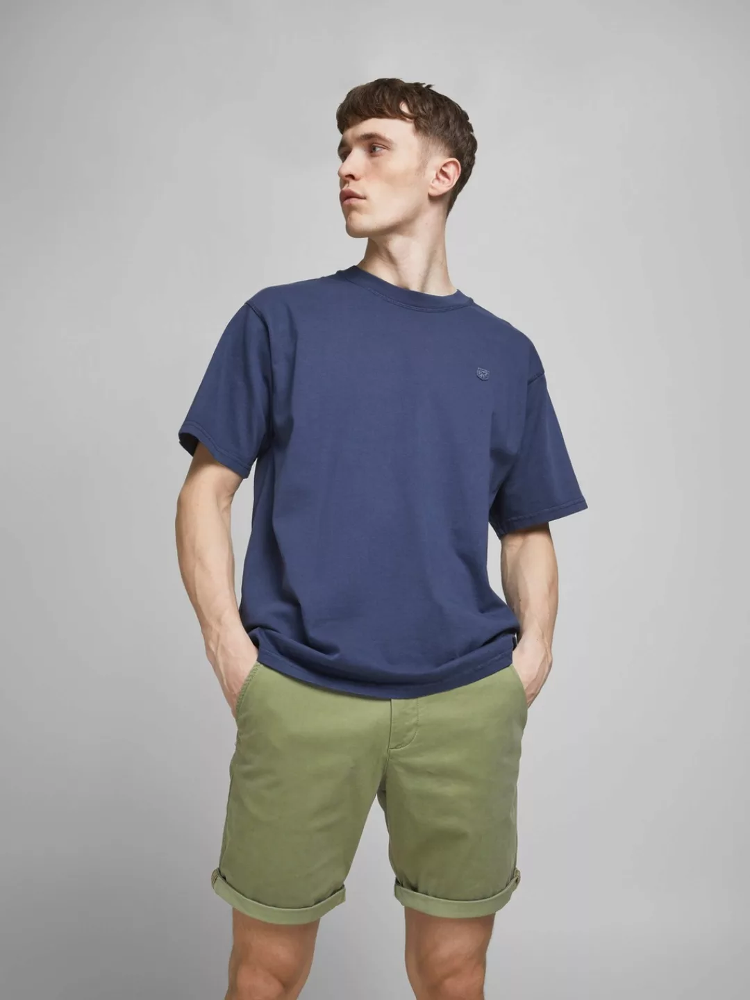 Jack & Jones Chinoshorts "JPSTBOWIE JJSHORTS S", mit Aufschlag günstig online kaufen