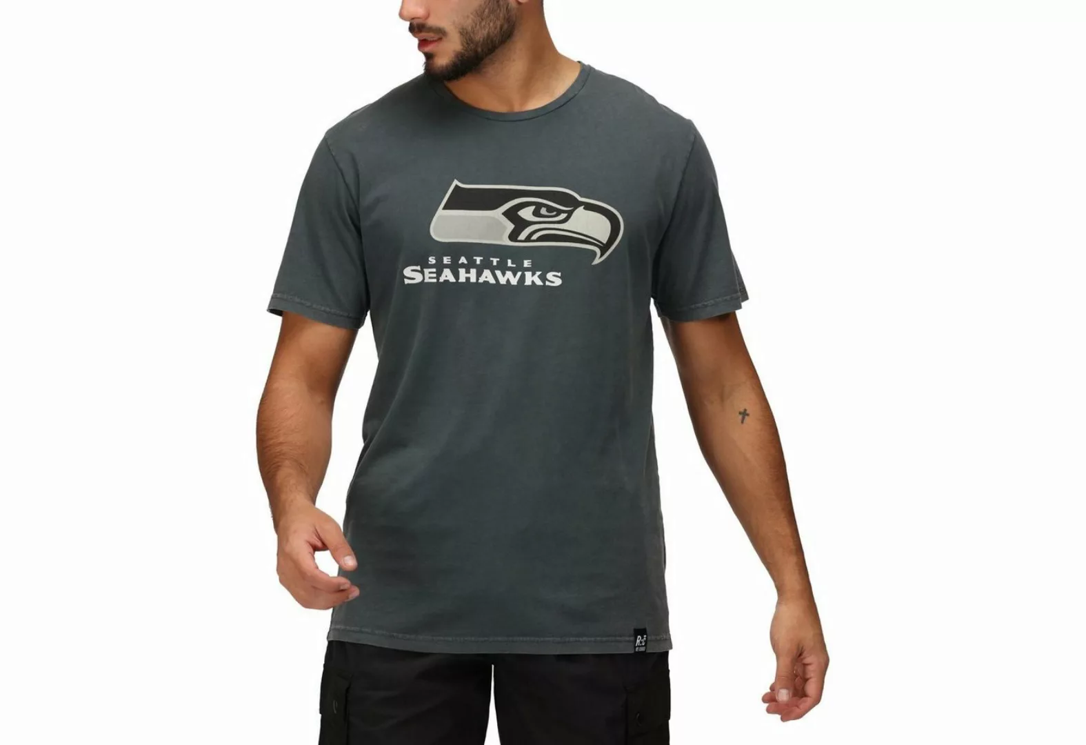 Recovered Print-Shirt Re:Covered CHROME Seattle Seahawks washed günstig online kaufen