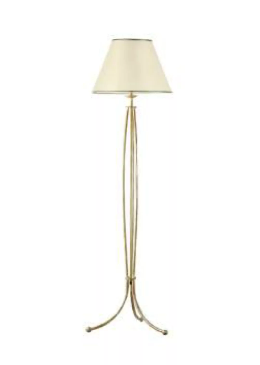 Stehlampe in Shabby Gold 163cm BERTHA Leuchte E27 günstig online kaufen