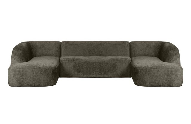 BePureHome Ecksofa Sofa Sloping U-Form aus Struktursamt günstig online kaufen