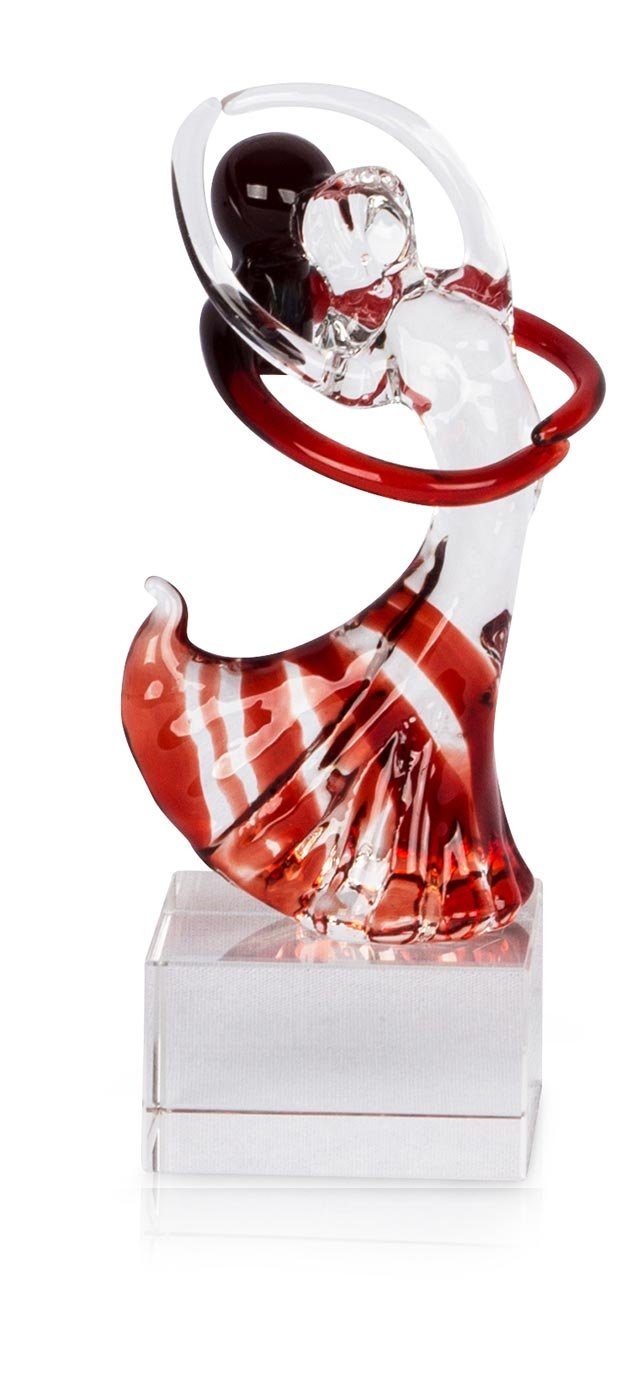 Levandeo® Skulptur, Designer Glas Skulptur 5x14x5cm günstig online kaufen