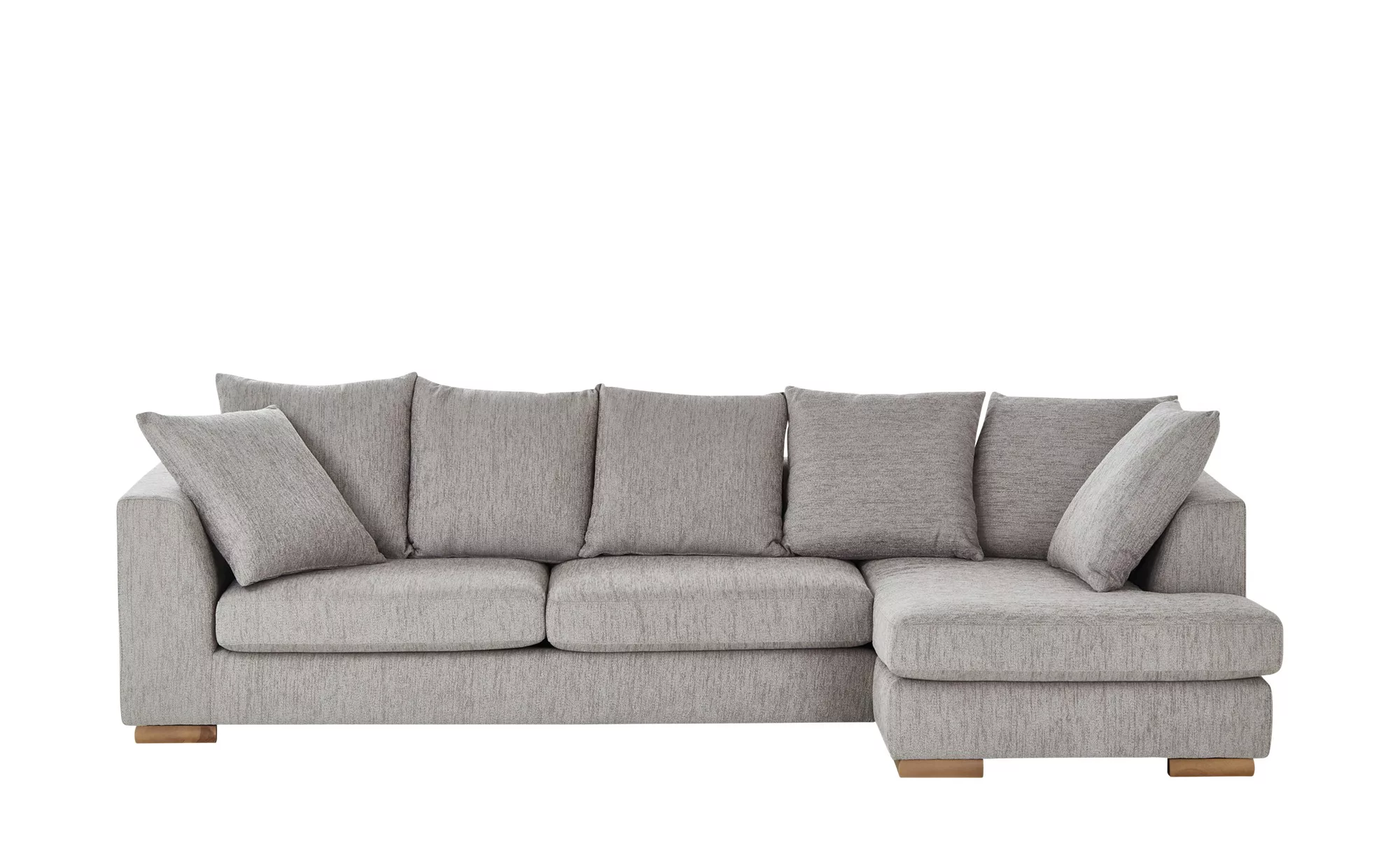 SOHO Ecksofa  Paulina - grau - 80 cm - Polstermöbel > Sofas > Ecksofas - Mö günstig online kaufen