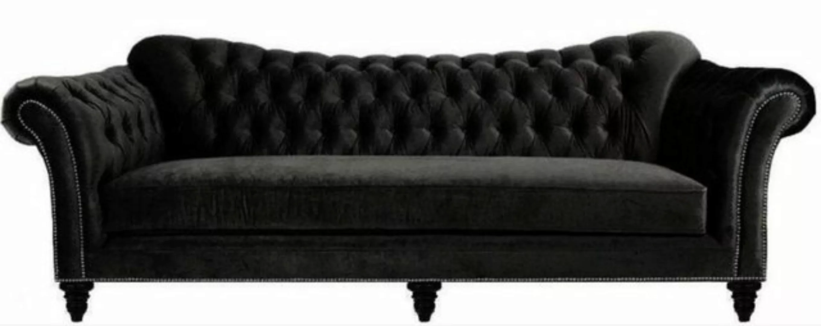 JVmoebel Chesterfield-Sofa Blauer Chesterfield Wohnzimmer Modern Design Cou günstig online kaufen