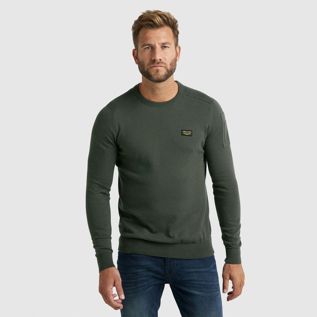 PME Legend Buckley Pullover Dunkelgrün - Größe 3XL günstig online kaufen