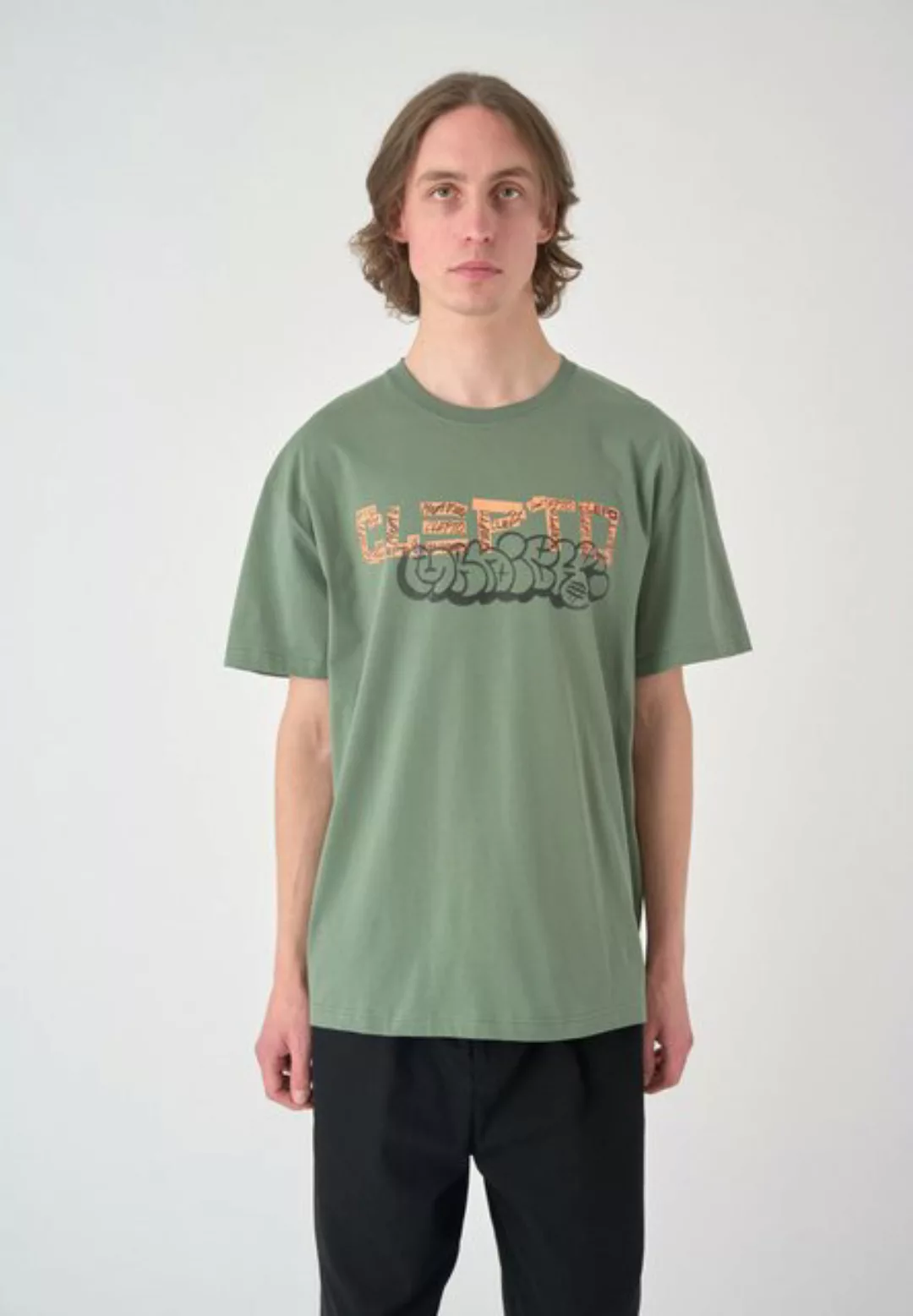 Cleptomanicx T-Shirt Tape mit tollem Frontprint günstig online kaufen