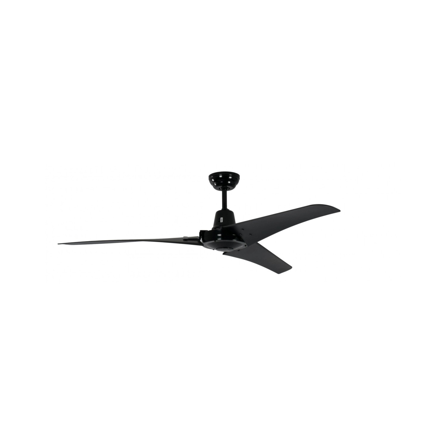 Pepeo Industrie Deckenventilator Pepeo Vourdries Schwarz 142 cm mit Wandsch günstig online kaufen