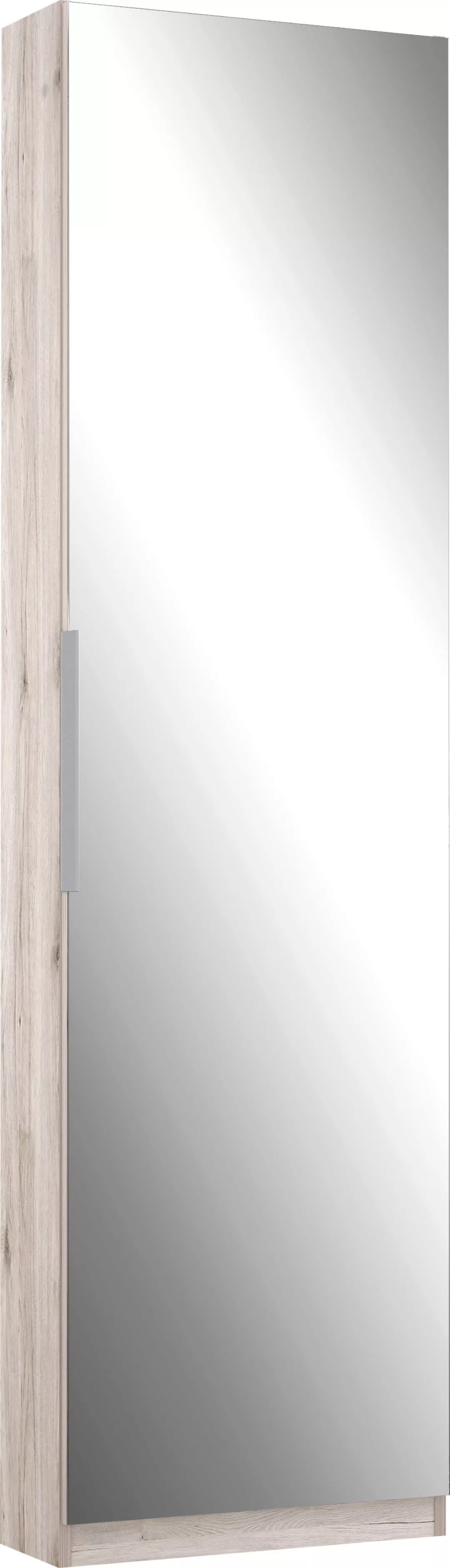 FORTE Schuhschrank "Calma", Höhe ca. 180 cm mit Spiegeltür günstig online kaufen