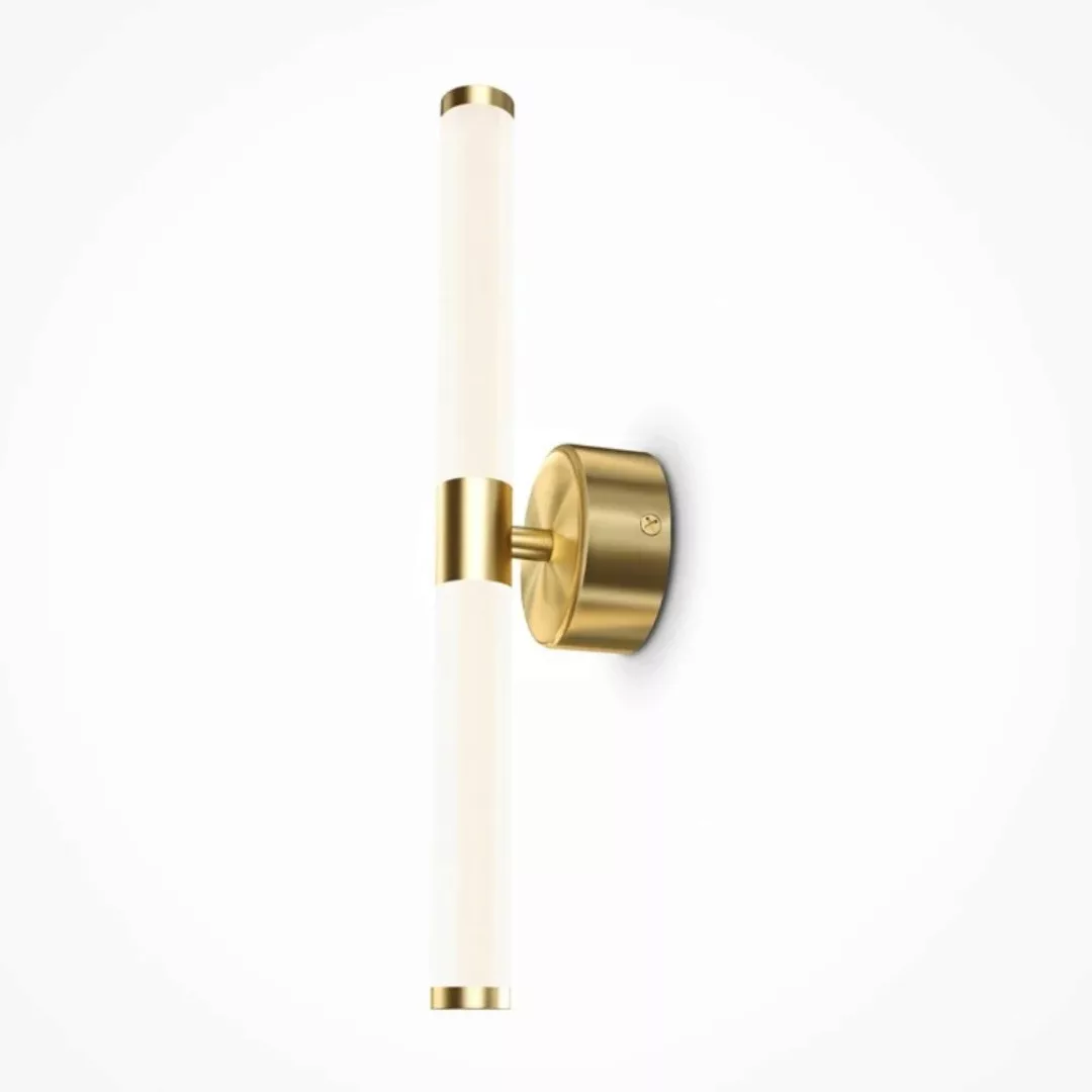 Maytoni LED-Wandleuchte Axis, goldfarben, Höhe 35,6 cm günstig online kaufen