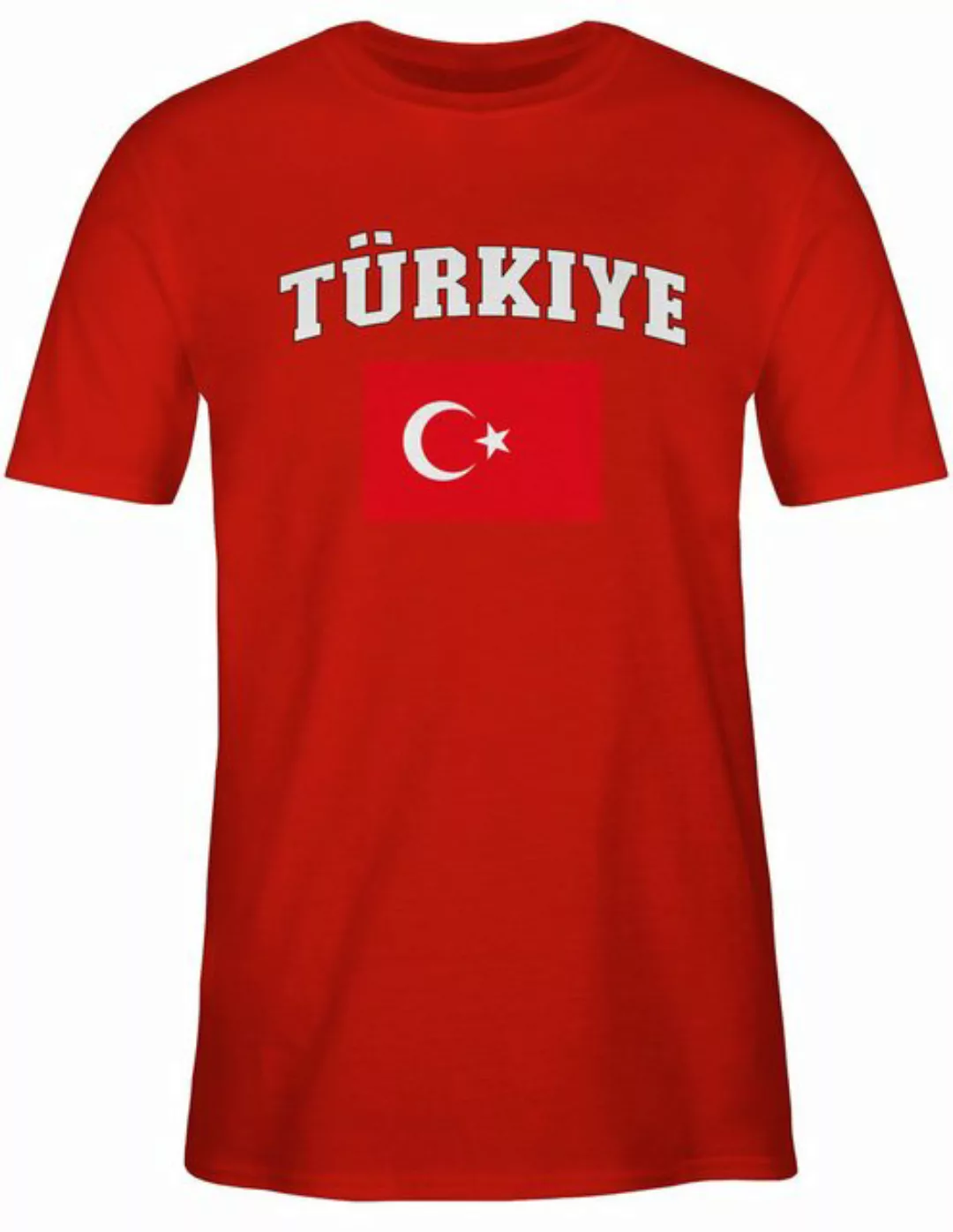 Shirtracer T-Shirt Türkiye Schriftzug mit Flagge, Türkei, Turkey, Türkisch günstig online kaufen