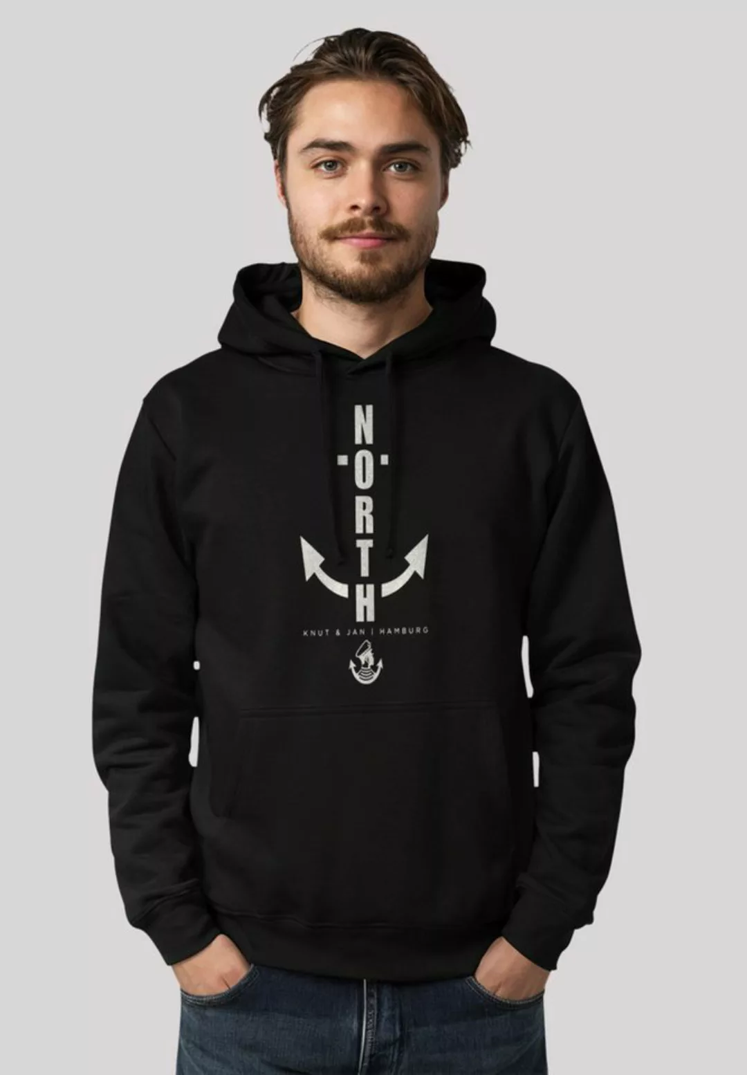 F4NT4STIC Kapuzenpullover "North Anker Knut & Jan Hamburg", Premium Qualitä günstig online kaufen