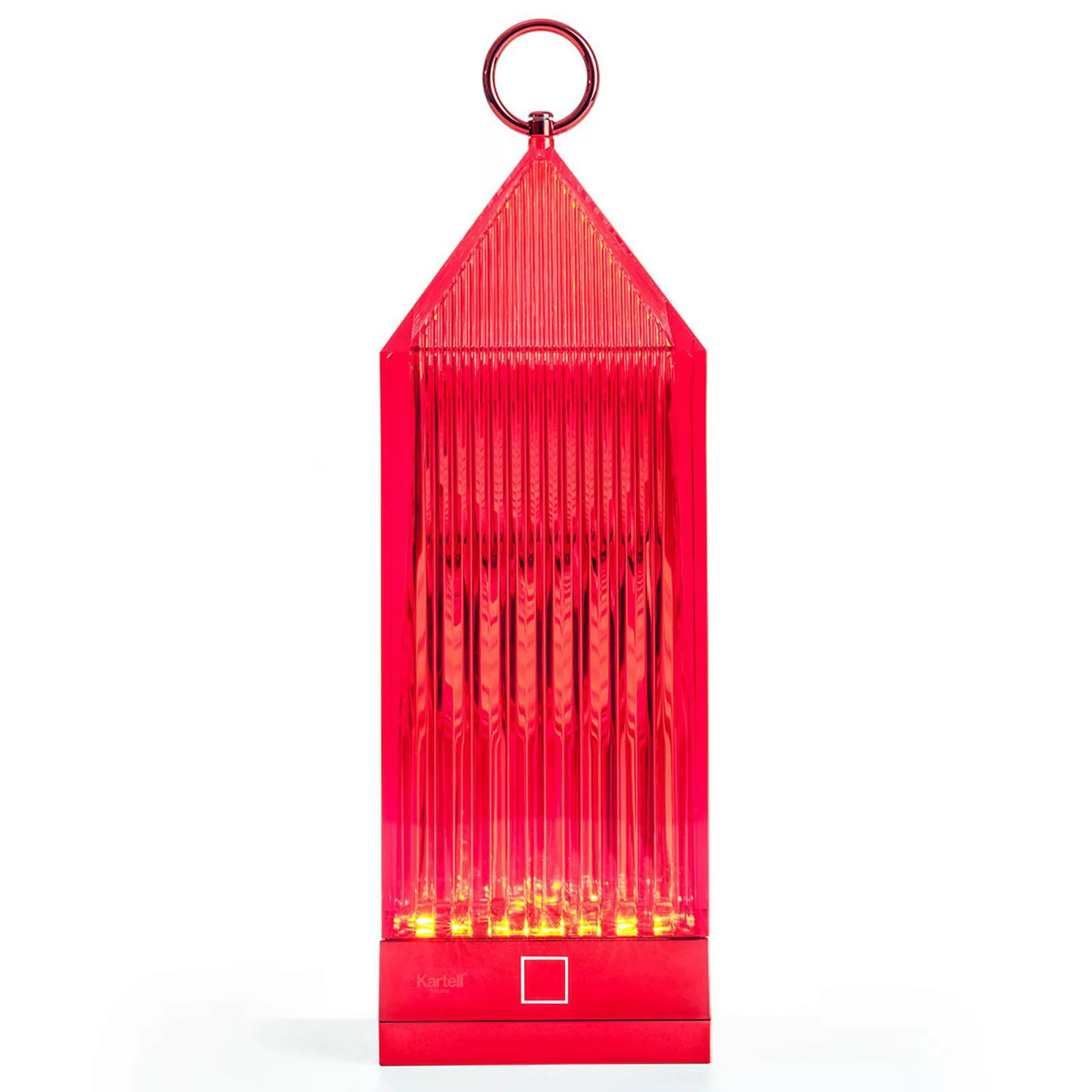 Kabellose, wiederaufladbare Außenlampe Lantern LED plastikmaterial rot / LE günstig online kaufen