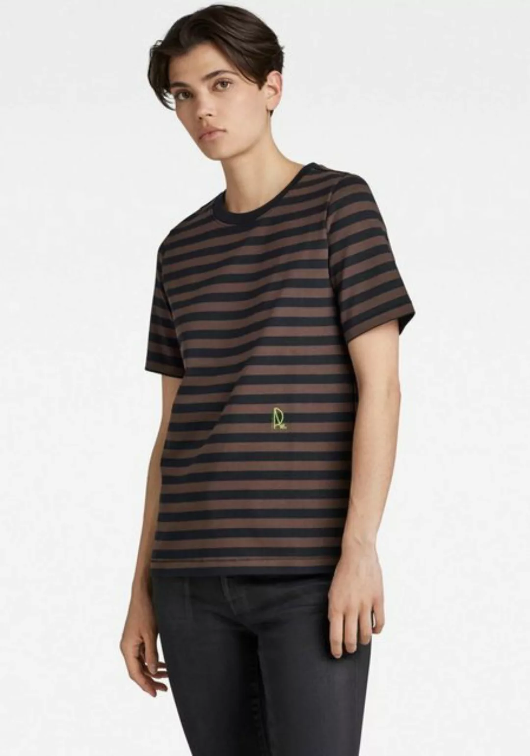 G-STAR T-Shirt Small RAW gr stripe r t günstig online kaufen