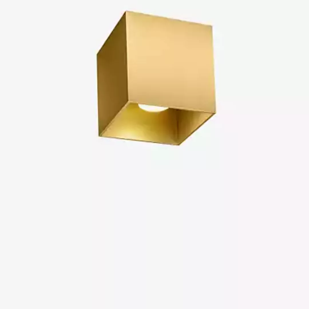Wever & Ducré Box 1.0 Deckenleuchte LED, gold - 2.700 K - phasendimmbar günstig online kaufen